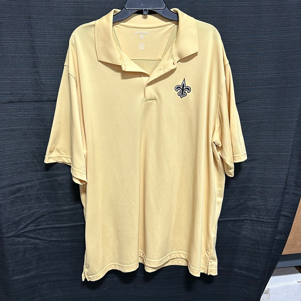 Men's Antigua Gold New Orleans Saints
Legacy Pique Polo /Size XXL/ Box 22-21
